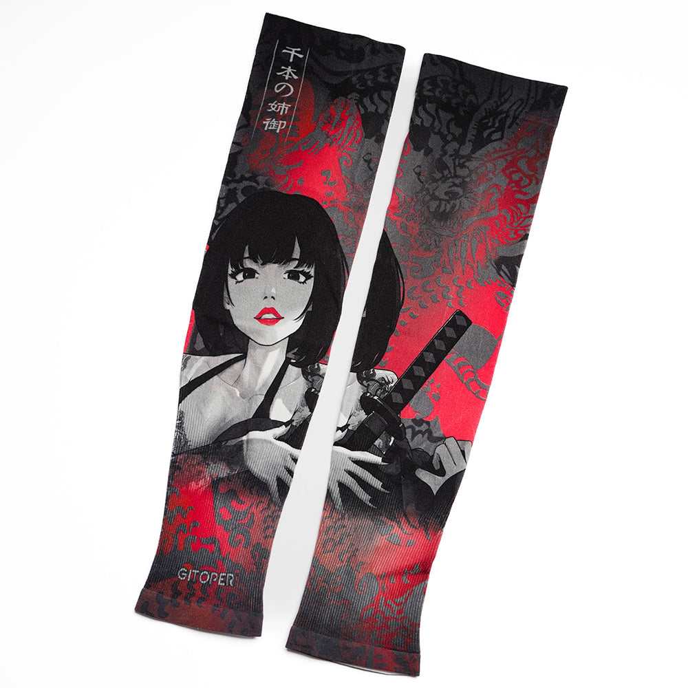 GITOPER 2D Artwork Anime-inspired Gaming Pro Arm Gaming Sleeve