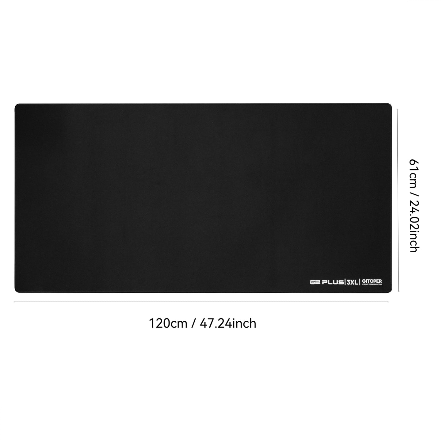 GITOPER G2 PLUS Extra Large Gaming Mouse Pad - Premium Jacquard Surface, Non-Slip Base for Office & Esports Desktop