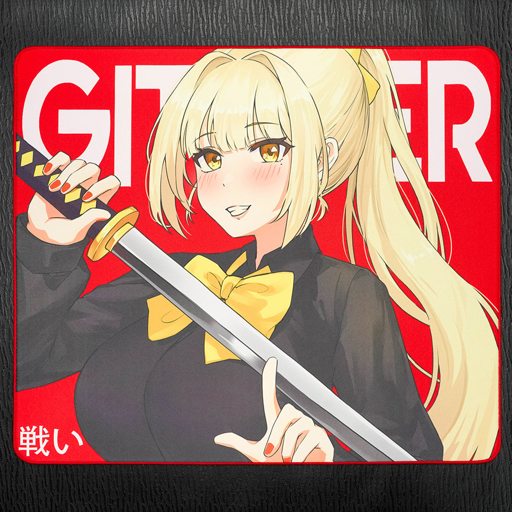 GITOPER 2D Artwork Anime-inspired Gaming Mouse Pad-Setsuna Control First Form(Type-I)-Control Type Surface
