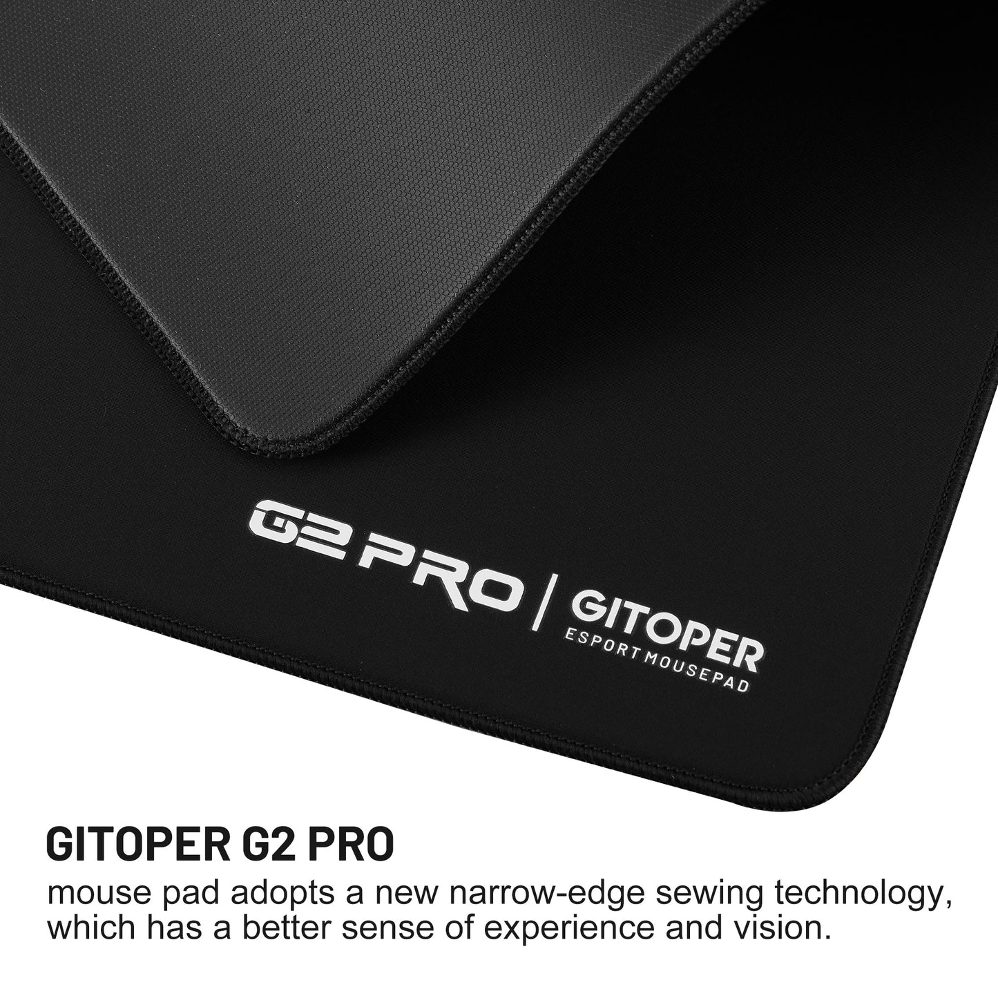 GITOPER G2 PRO Esports Gaming Mouse Pad-Soft Base Non-slip with Smooth Control and Speed Surface Fabric Type