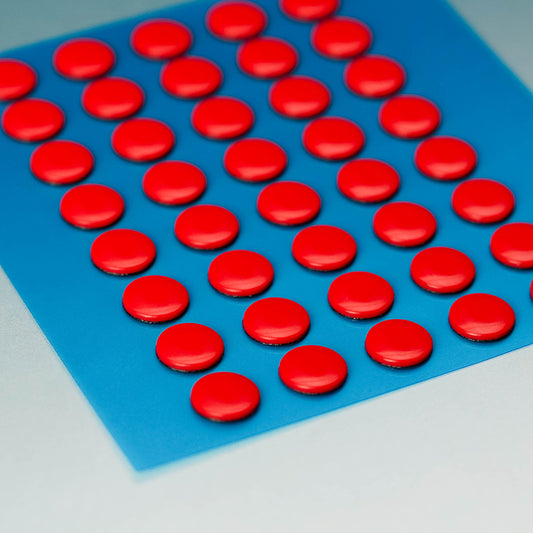 GITOPER RED DIAMOND Mouse Skates Universal 6.5mm Dots - 40pcs-Control Type