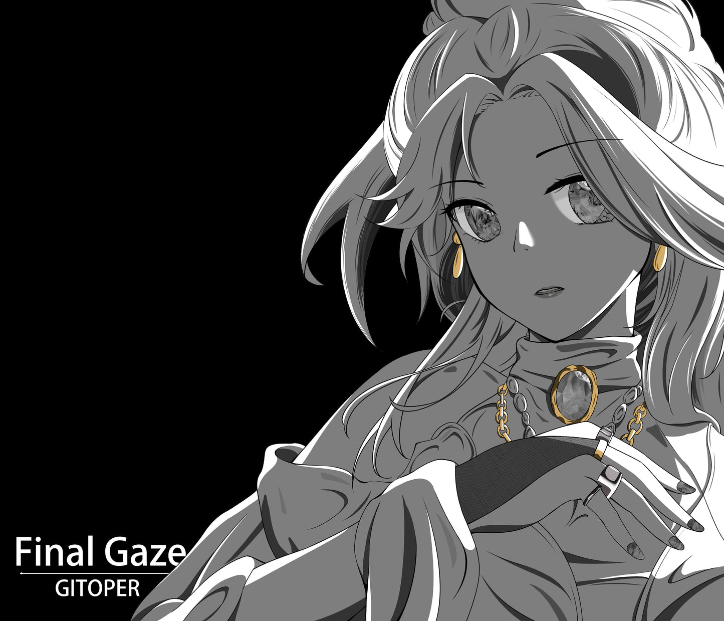 GITOPER Final Gaze Anime Gaming Mouse Pad - Cloth Surface Control Type