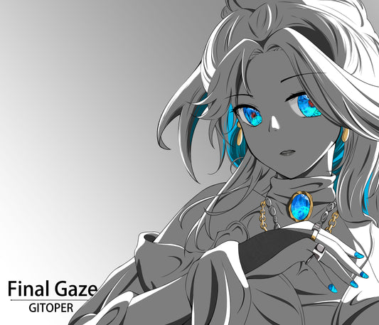 GITOPER Final Gaze Anime Gaming Mouse Pad - Cloth Surface Control Type