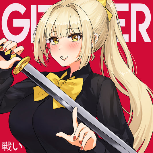 GITOPER 2Dアートワーク アニメ風ゲーミングマウスパッド - 刹那 コントロール 第一形態（Type-I) - コントロール